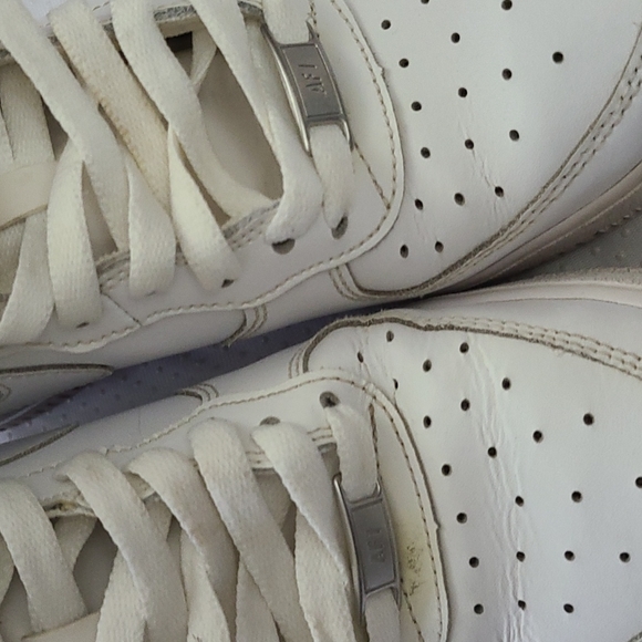NIKE AIR FORCE 1 MID WHITE 2014(GS) YOUTH SHOE - Picture 12 of 12